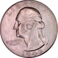 1943-D 25C MS67