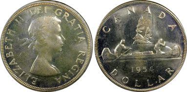 1954 S$1 MS64