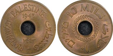 1943 10 Mil MS64RB