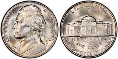 1945-P 5C TDR FS-804 MS65