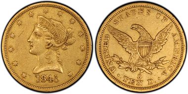 1845-O $10 XF40