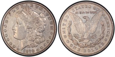 1878 7TF $1 VAM 166 XF45