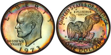1973-S $1 Clad PR68DCAM