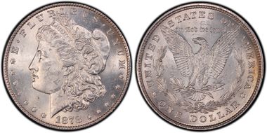 1878 8TF $1 VAM 16, Tripled Stars MS62