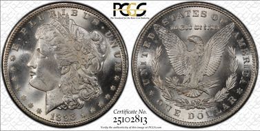 1893 $1 MS65+