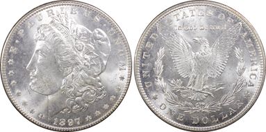 1897 $1 MS65