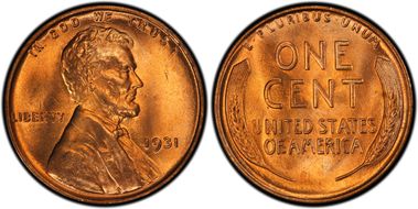 1931 1C MS66RD