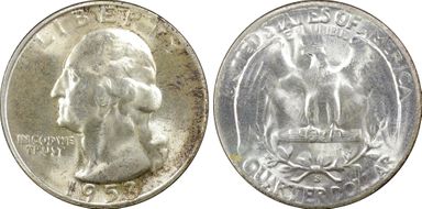 1953-S 25C MS65