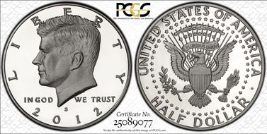 2012-S 50C First Strike PR70DCAM