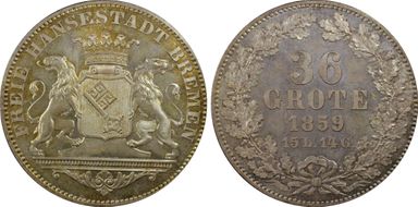 1859 36 Gr KM-243 MS66