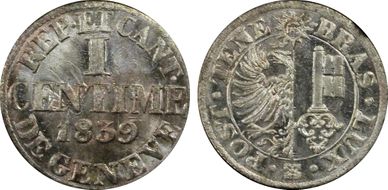 1839 1C HMZ-2-370a Billon MS65+
