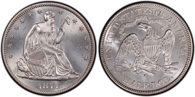 1877-S 50C MS65