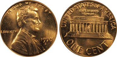 1970-S 1C Large Date, DDO, FS-103 MS64RD