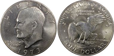 1973 $1 MS64
