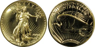 2009 $20 Ultra High Relief MS69