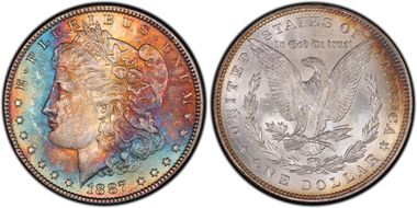 1887 $1 MS64+