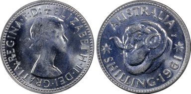 1961(m) Shil KM-59  Ag MS66