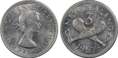 1957 3D 87 Beads MS66