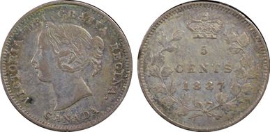 1887 5C AU50