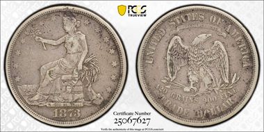 1873 T$1 Trade VF30