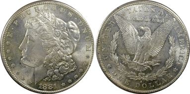 1881-S $1 MS64