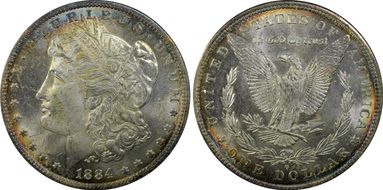 1884-O $1 MS64