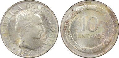 1947/5-B 10C KM-207.1 MS64