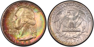 1958-D 25C MS67