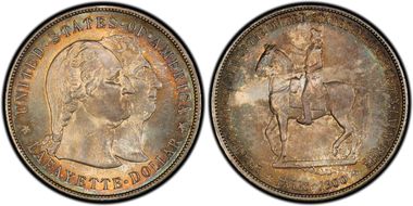 1900 $1 Lafayette MS65+