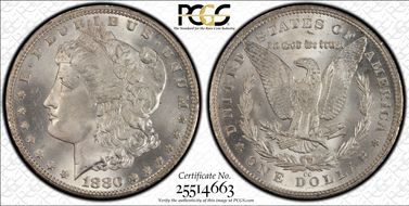 1880-CC $1 MS66+