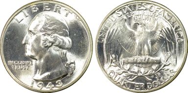 1943 25C DDO, FS-102 MS66