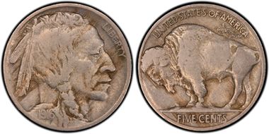 1916 5C Doubled Die Obverse F15