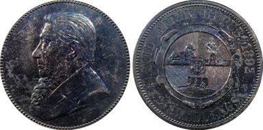 1892 2 Shil KM-6 MS63