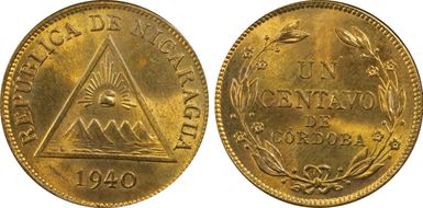 1940 1C MS64RB
