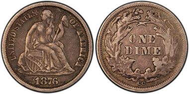 1876-CC 10C DDO FS-101, F-106 Level CC VF30