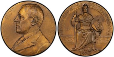 1920 AE Medal JK-AC-64, Woodrow Wilson SP65