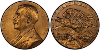 1922 AE Medal JK-AC-66, Andrew W. Mellon SP65