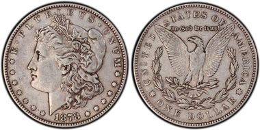 1878 7TF $1 VAM 189 VF35