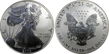 2006-P $1 Eagle-20th Anniversary Reverse Proof PR69