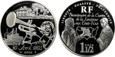 2003 € 1 1/2 Louisanna PR69DCAM