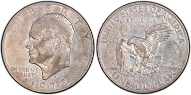 1972-S $1 Silver VF35