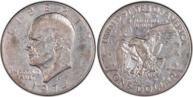 1974-S $1 Silver VF30