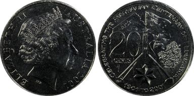 2001 20C Capital Territory MS67