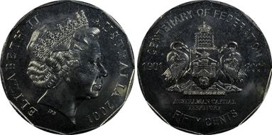 2001 50C Capital Territory MS67