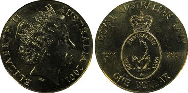 2001 $1 Navy MS68