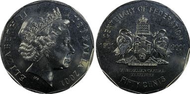 2001 50C Capital Territory MS67