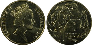 1991 $1 MS68