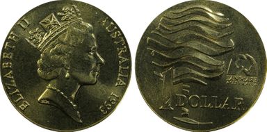 1993 $1 Landcare MS68