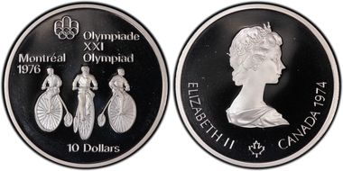1974 $10 Cycling PR68DCAM