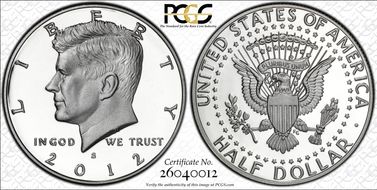 2012-S 50C Silver First Strike PR70DCAM